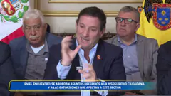 Reunión con gremios de transporte interprovincial | 24 de julio