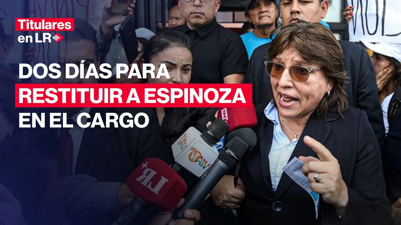Reproducir: 🔴Delia Espinoza RESPONDE al Congreso tras aprobarse inhabilitación| Titulares en LR| #TLR