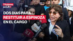 Delia Espinoza RESPONDE al Congreso tras aprobarse inhabilitación| Titulares en LR| #TLR