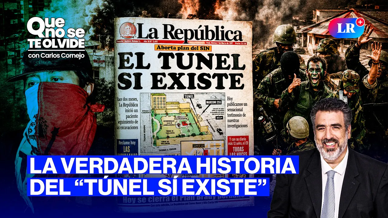 Reproducir: ¿EL TÚNEL SÍ EXISTE? TE LO CONTAMOS TODO | QUE NO SE TE OLVIDE CON CARLOS CORNEJO