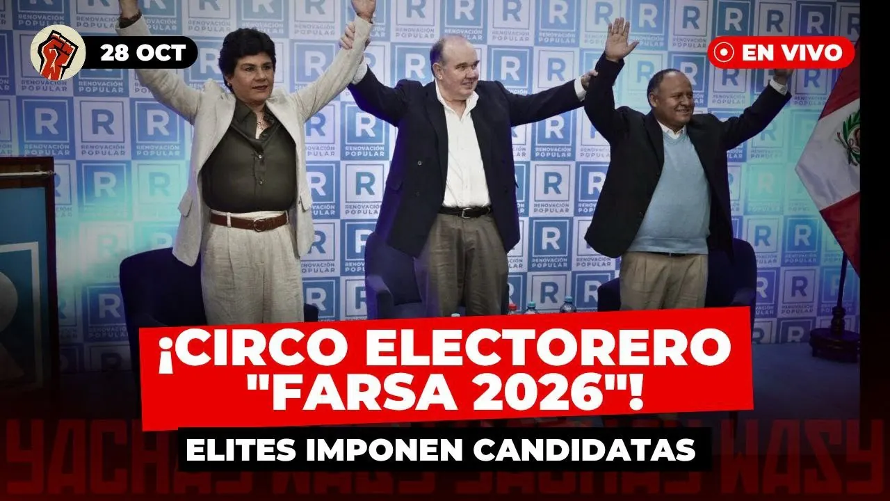 Reproducir: ELECCIONES 2026 | Fraude y circo en camino (Keiko y Porky) | Liberan a fiscal de Chibolín  - 29 oct