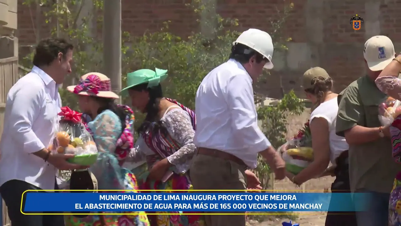 Reproducir: Inauguración de 55 pilones de agua en Manchay | 24 de setiembre