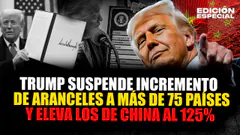 #EnVivo Trump pausó los aranceles a varios países pero los aumentó a 125% para China