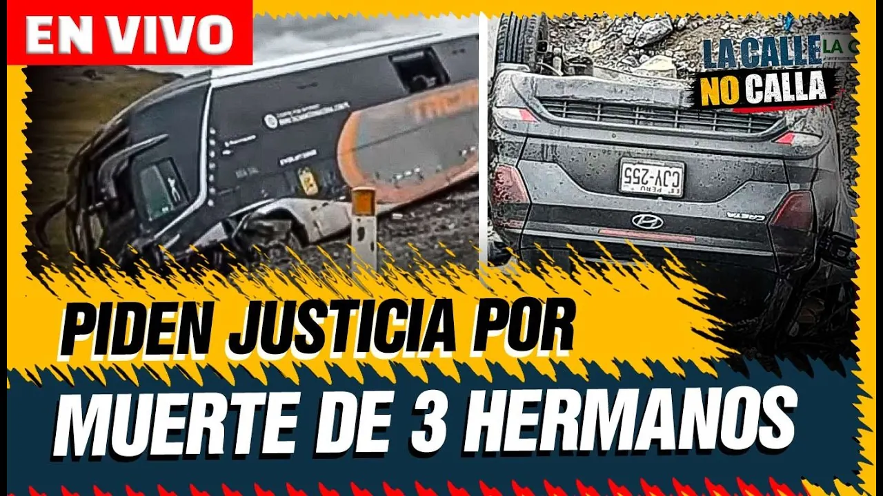 Reproducir: 🔴EN VIVO – TRES HERMANOS MUEREN Y FAMILIA PIDE JUSTICIA | La Calle No Calla por Panamericana TV