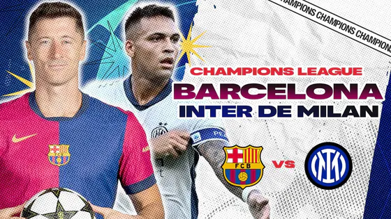 BARCELONA VS INTER DE MILÁN | TRANSMISIÓN EN VIVO | CHAMPIONS LEAGUE