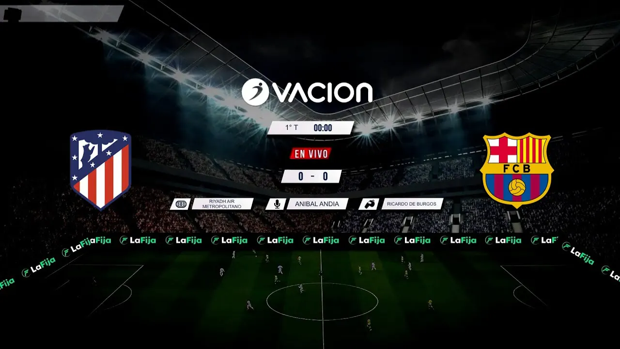 Reproducir: AT.MADRID VS BARCELONA por RADIO OVACION | LA LIGA