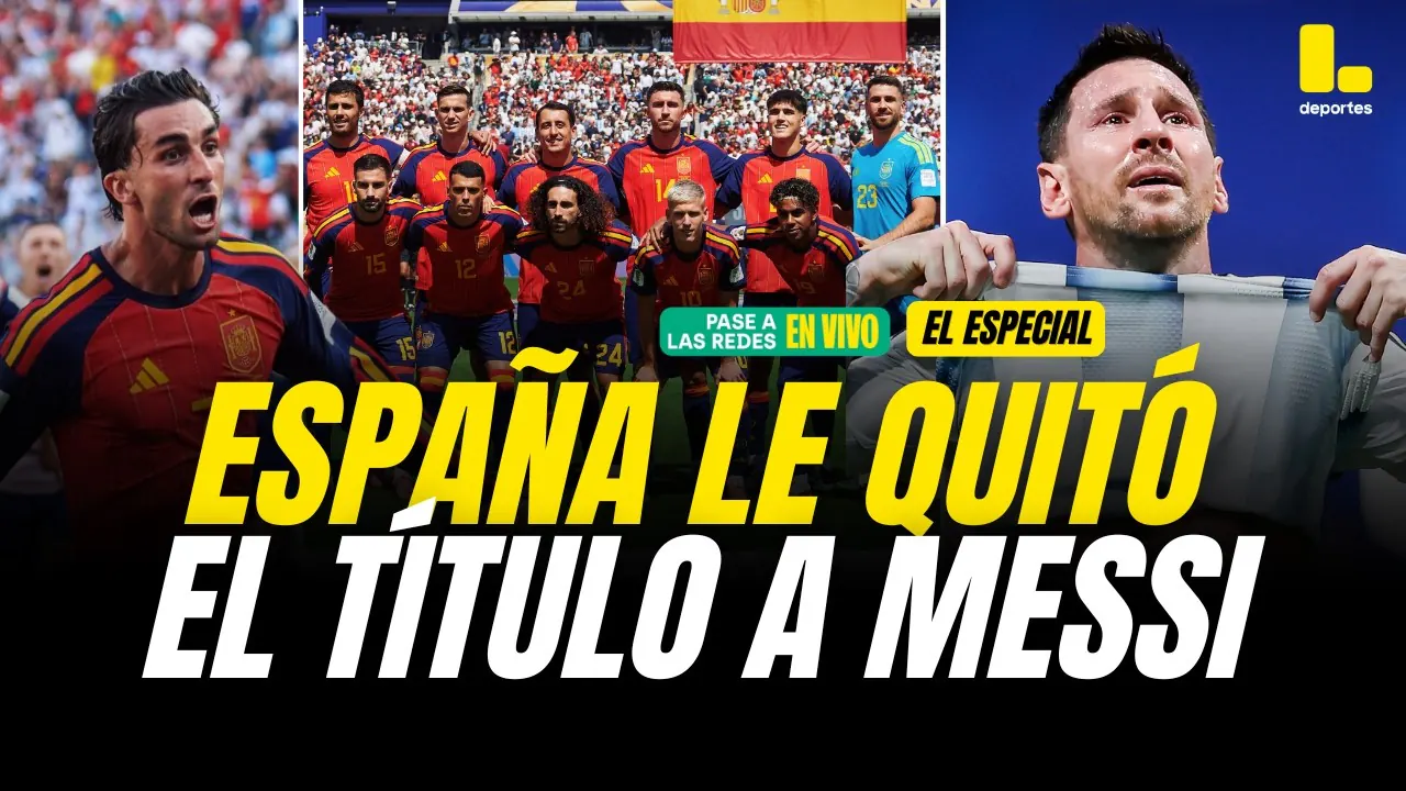 Reproducir: PASE A LAS REDES | EL ESPECIAL: LA ESPAÑA DE LAMINE YAMAL LE QUITÓ EL TÍTULO A LIONEL MESSI