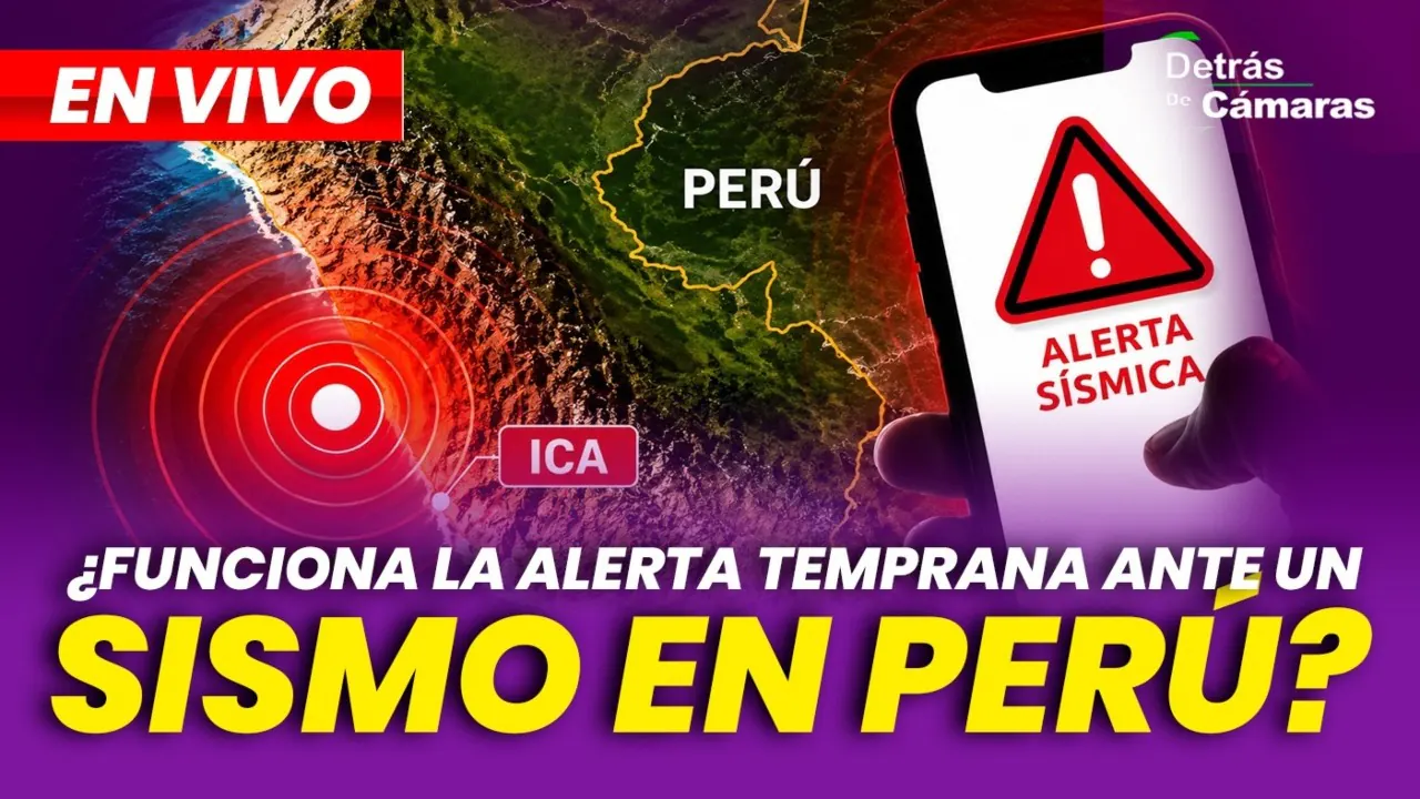 Reproducir: 🔴 EN VIVO | ¿ALERTA DE SISMO FUNCIONA EN EL PERÚ? | DETRÁS DE CÁMARAS – Panamericana TV