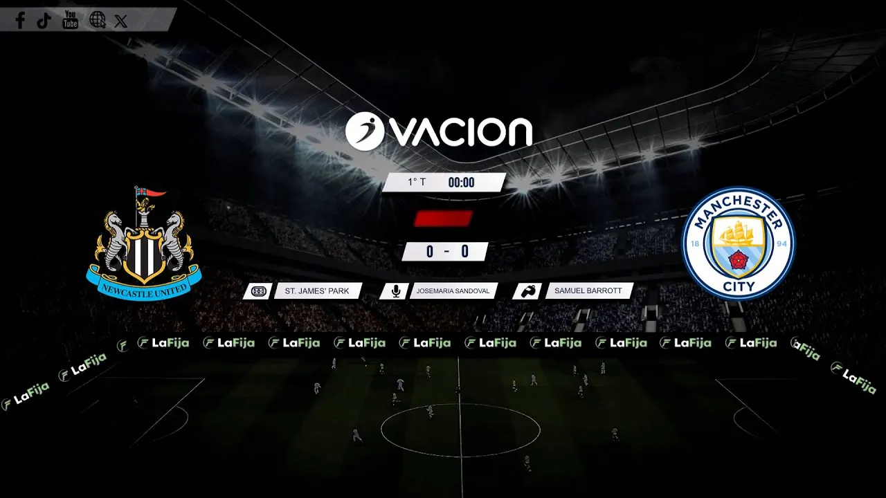 Reproducir: PREMIER LEAGUE | NEWCASTLE VS MANCHESTER CITY por RADIO OVACION
