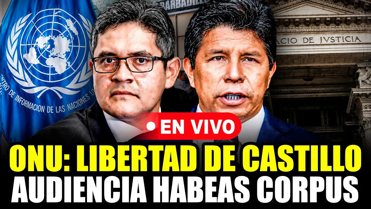 Reproducir: 🔴URGENTE: AUDIENCIA CLAVE PARA LIBERTAD DE PEDRO CASTILLO 'HABEAS CORPUS' 12/08