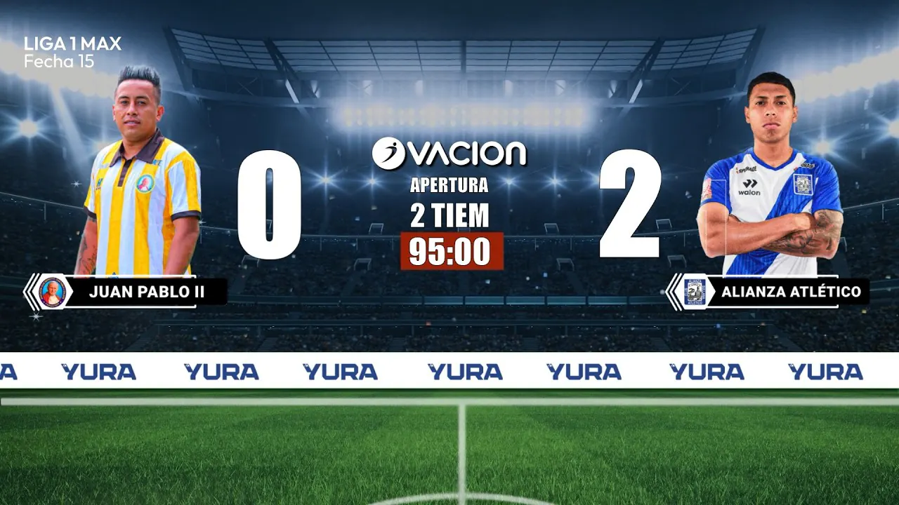 Reproducir: JUAN PABLO II VS ALIANZA ATLÉTICO por RADIO OVACION 🔴 #ENVIVO | LIGA 1 MAX