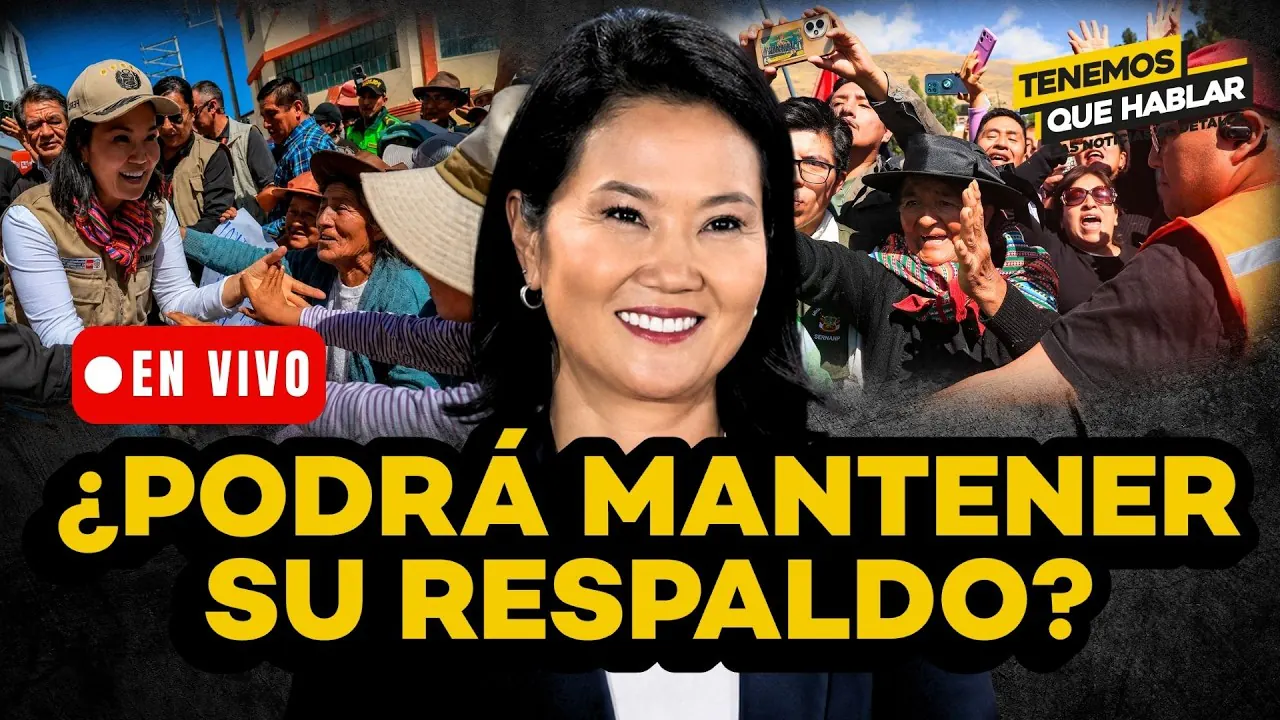 Reproducir: 🔴 KEIKO FUJIMORI INICIA CON RESPALDO: ¿QUÉ PUEDE HACER CAER SU 60% DE APROBACIÓN? | TQH