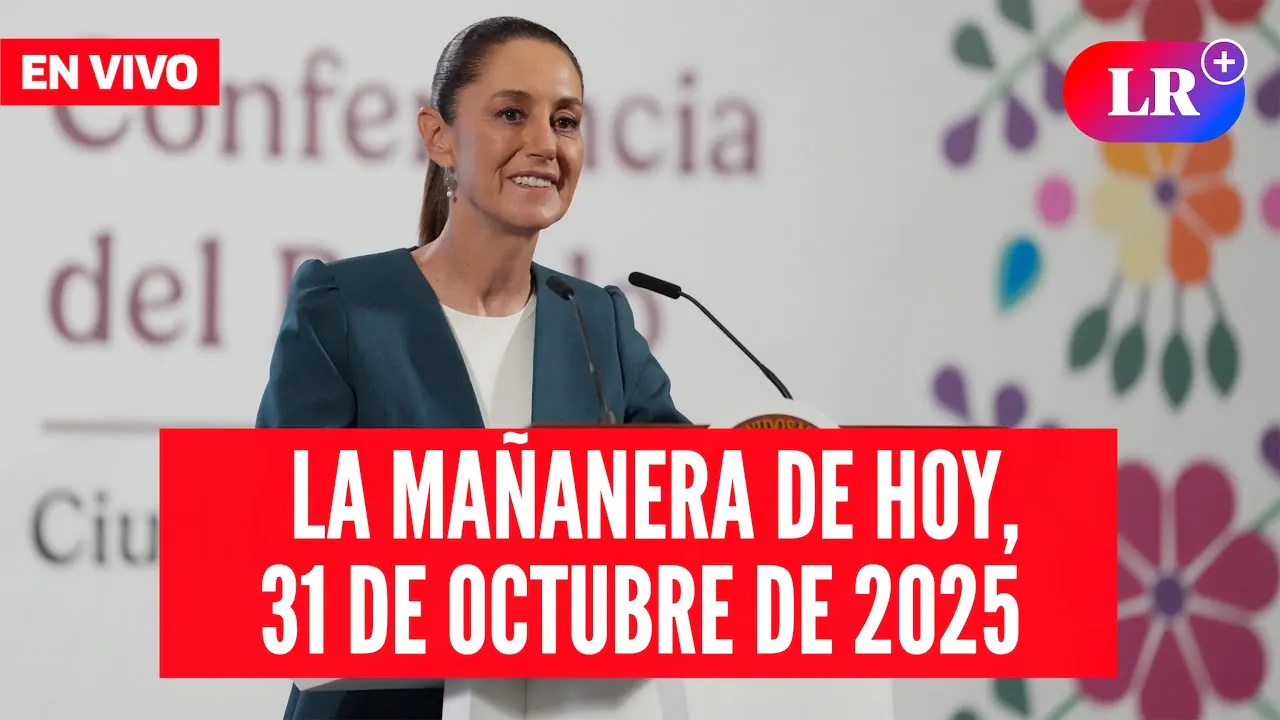 Reproducir: 🔴 Claudia Sheinbaum EN VIVO en la Mañanera de HOY, 31 de octubre 2025 | #EnDirectoLR