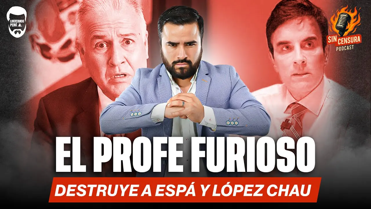 Reproducir: EL PROFE FURIOSO DESTRUYE ESPÁ Y AL "PROTUCO" ALFONSO LÓPEZ CHAU