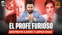EL PROFE FURIOSO DESTRUYE ESPÁ Y AL "PROTUCO" ALFONSO LÓPEZ CHAU