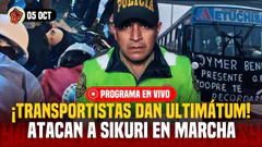 PARO TOTAL DEL TRANSPORTE | SOLIDARIDAD: POLICÍA descarga contra MANIFESTANTE en PROTESTA - 05 OCT