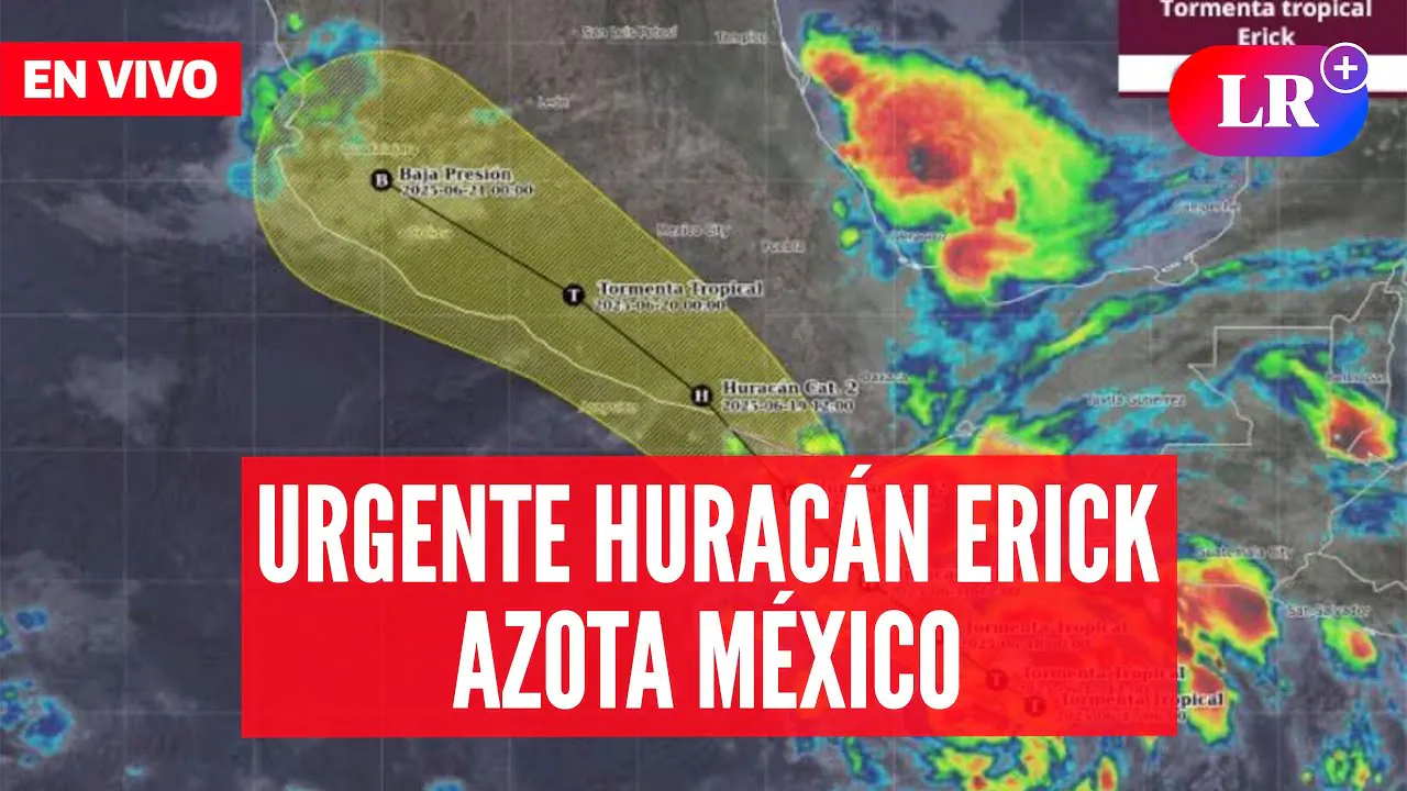 Reproducir: 🔴 URGENTE: OLAS GIGANTES por Huracán ERICK de CATEGORÍA 4 en MÉXICO | #LR