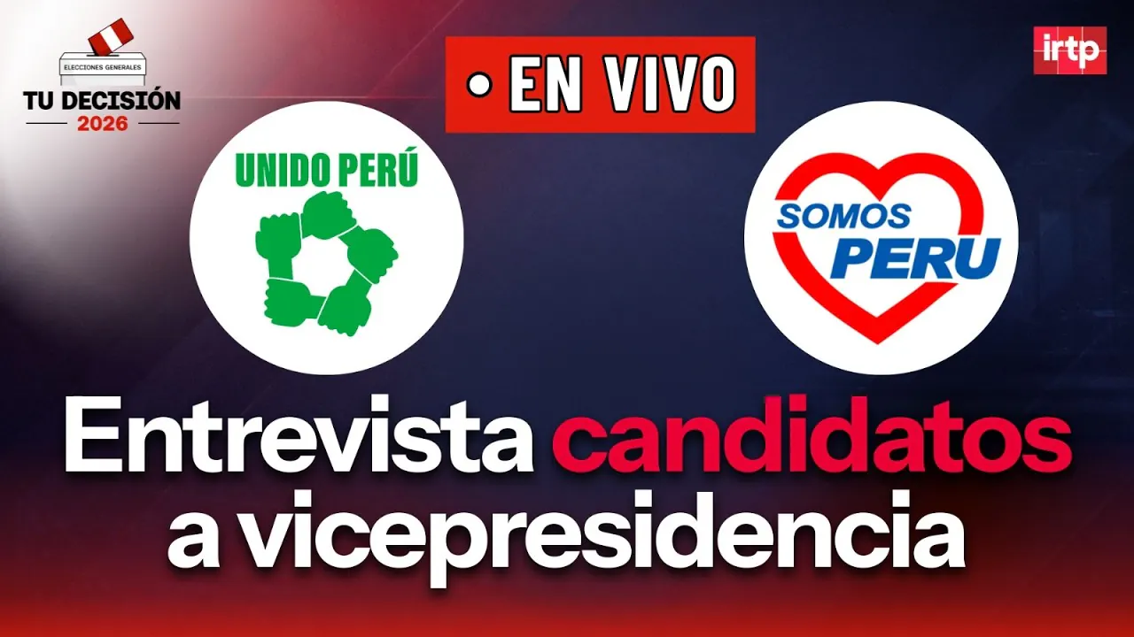 Reproducir: Candidatos a la vicepresidencia: Somos Perú y Unido Perú | “Tu decisión 2026”
