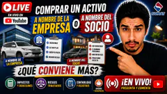 ¿Comprar un activo a nombre de la Empresa o nombre de Socio?