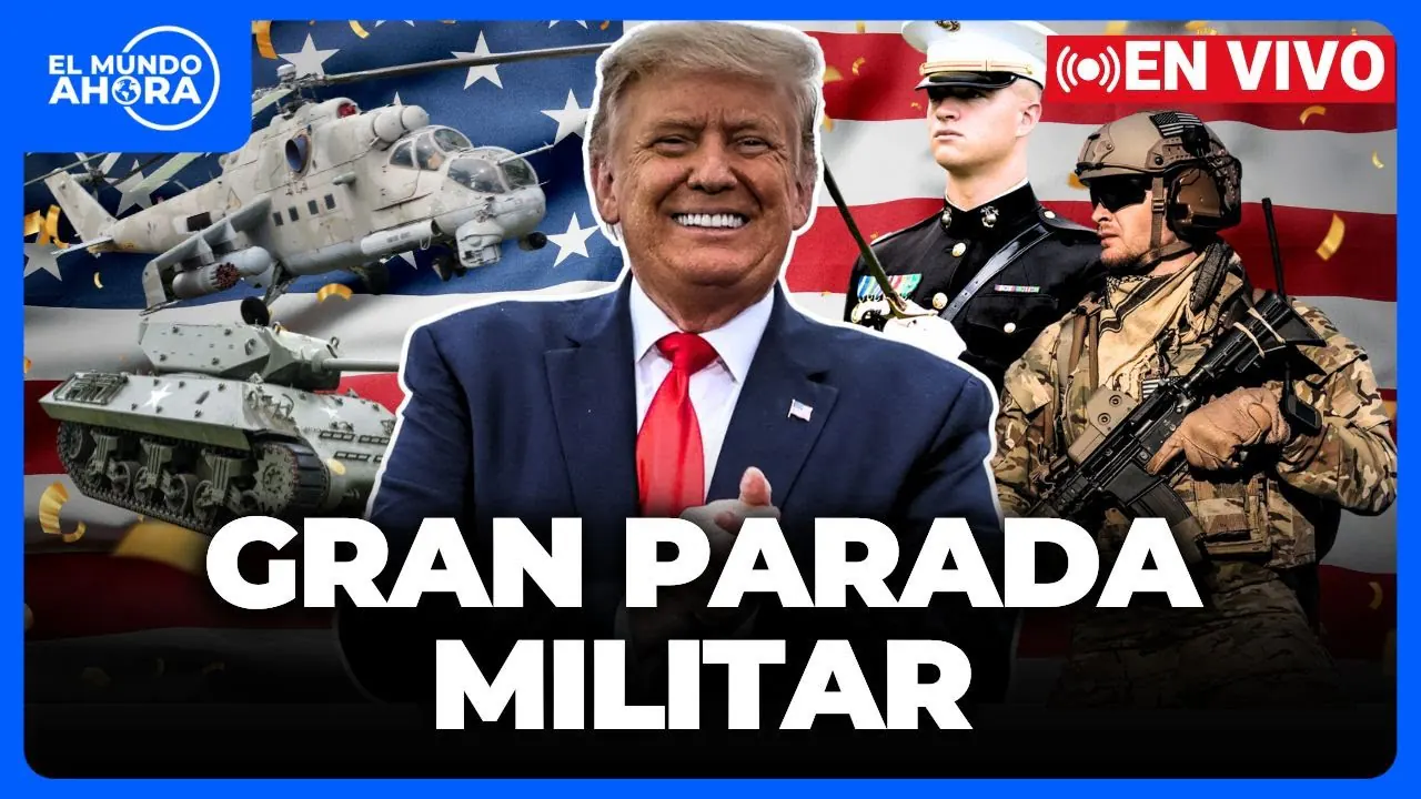 Reproducir: 🔴 EN VIVO: Donald Trump preside GRAN DESFILE MILITAR por los 250 años del Ejército de EE. UU.