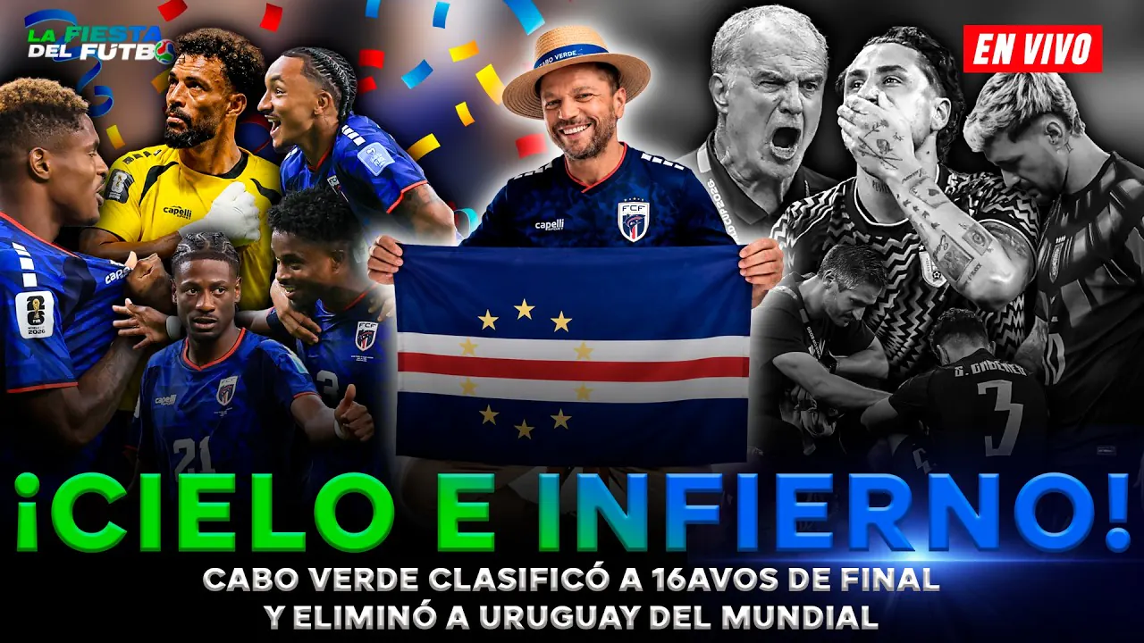 Reproducir: ⚽ ¡HISTÓRICO! CABO VERDE CLASIFICA A 16AVOS DE FINAL EN SU DEBUT COPERO | ¿PAPELÓN URUGUAYO? #LFDF