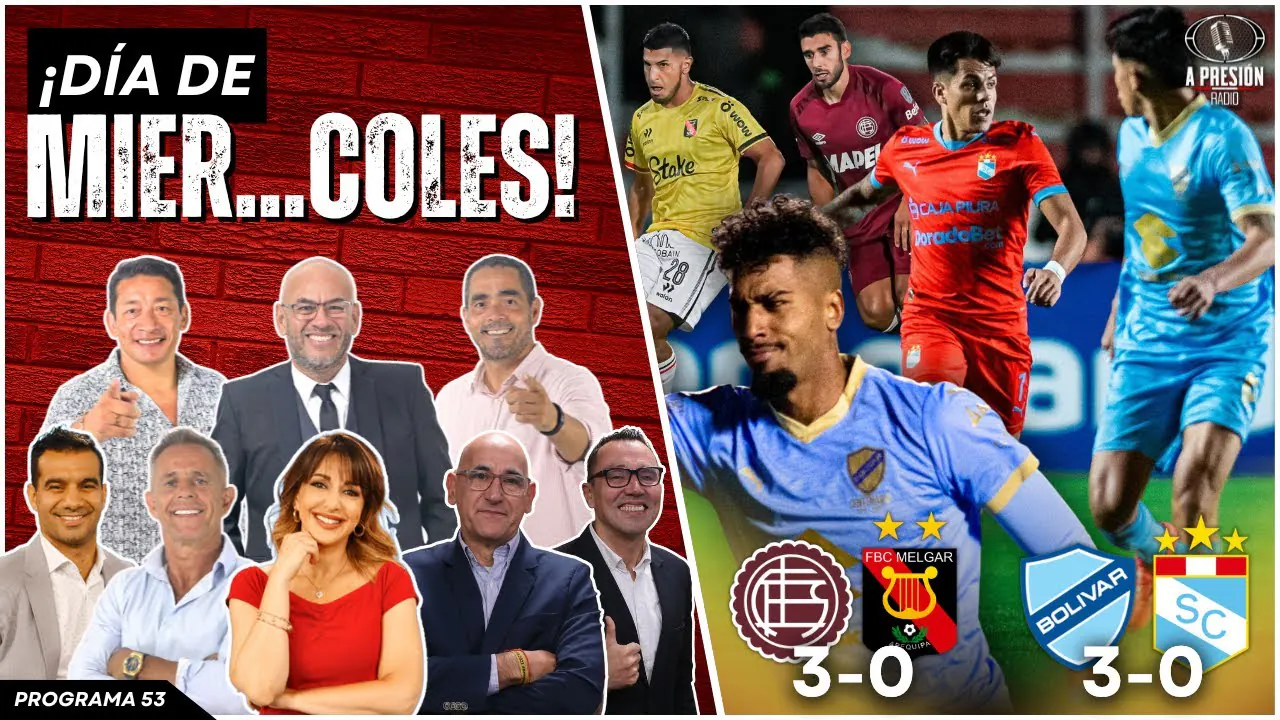 Reproducir: ¡DÍA DE MIER...COLES! Bolívar 3-0 Sporting Cristal | Lanús 3-0 Melgar