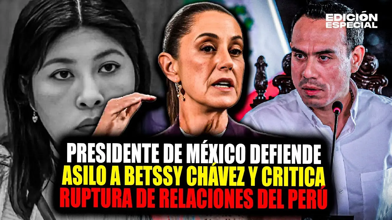 Reproducir: #EnVivo Presidente de México defiende asilo a Betssy Chávez y cuestiona ruptura diplomática