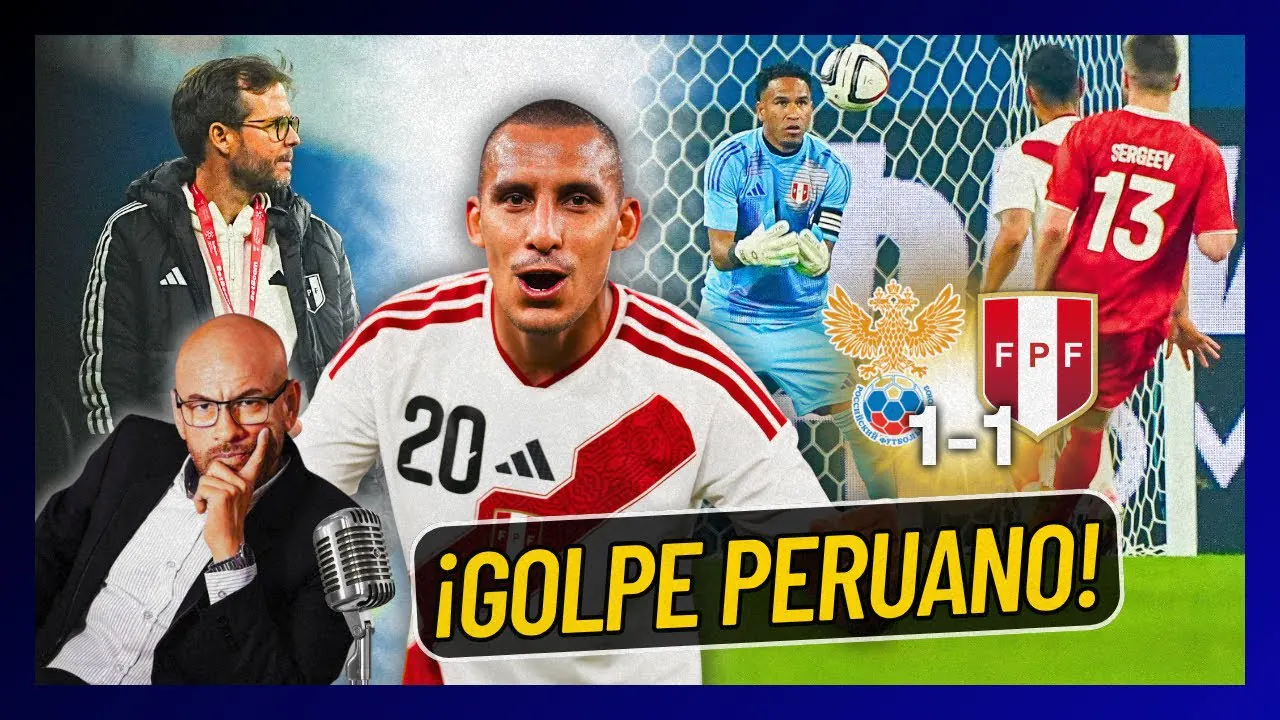 Reproducir: CON GOL DE VALERA: PERÚ EMPATÓ 1-1 CON RUSIA EN SAN PETERSBURGO