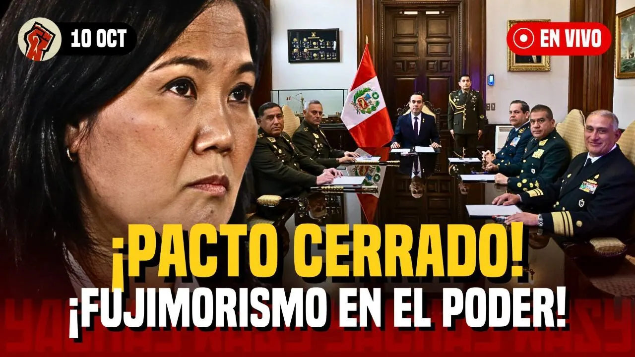 Reproducir: JERÍ pacta con FF.AA. | KEIKO contrala el CONGRESO | ¿DINA BOLUARTE fugada? - 10 OCT
