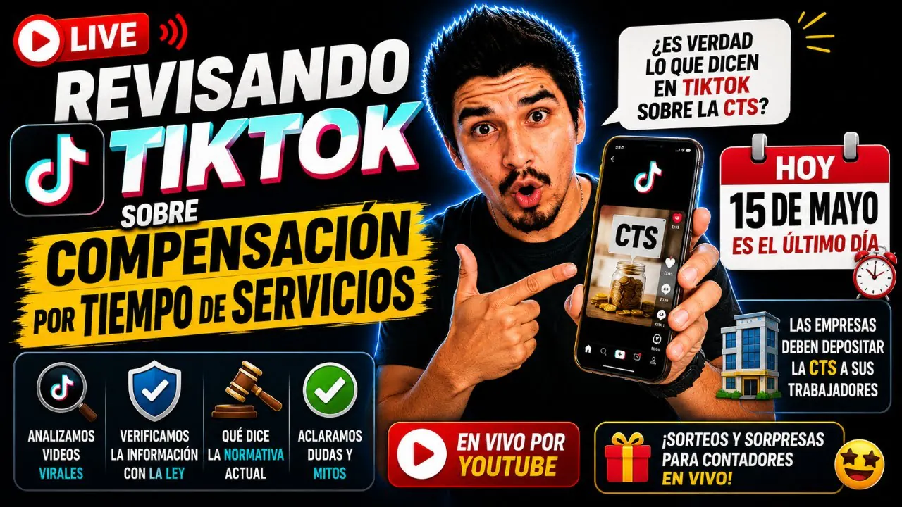 Reproducir: Revisando TIKTOK sobre Compensación por Tiempo de Servicios 2026