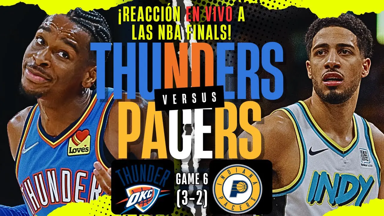 Reproducir: 🚨 ¡LOCURA TOTAL EN LAS FINALES NBA! 💥 PACERS VS. THUNDER 🔥 JUEGO 6 EN VIVO 😱 #NBAFINALS