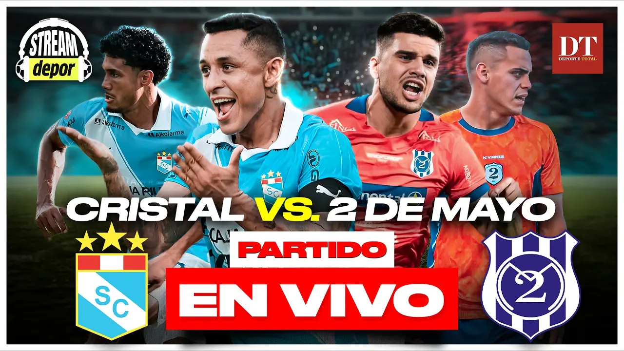 Reproducir: SPORTING CRISTAL vs 2 DE MAYO EN VIVO | FASE 2 COPA LIBERTADORES 2026 | El Comercio