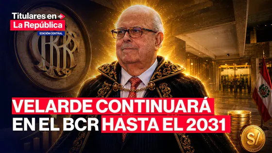JULIO VELARDE CONFIRMA QUE SEGUIRÁ AL FRENTE DEL BCR HASTA EL 2031 #tlr