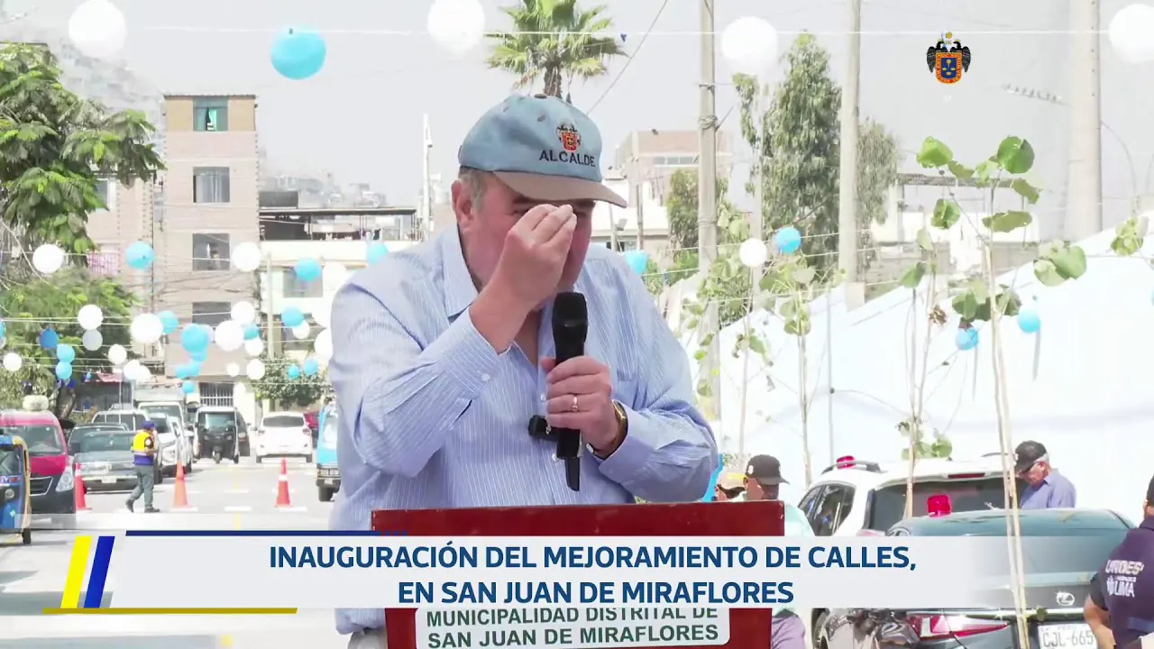 Reproducir: Inauguración de obra en San Juan de Miraflores. 6 de mayo.