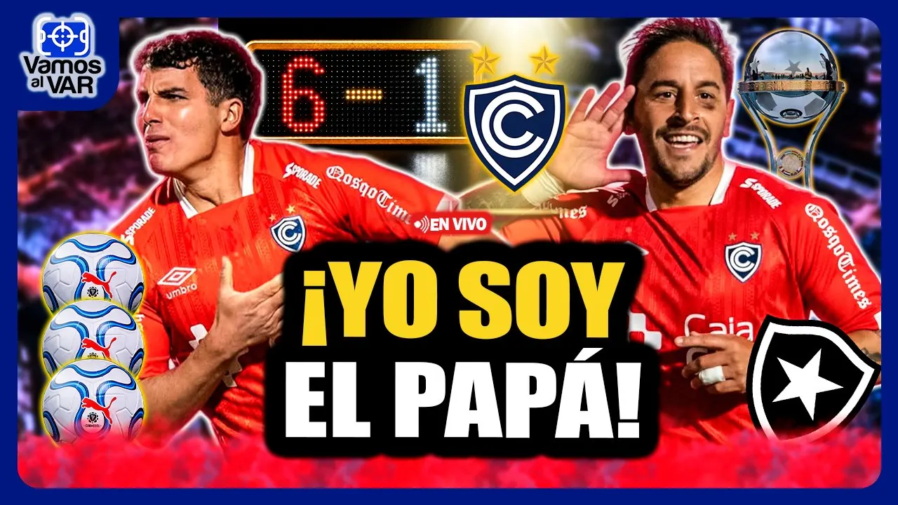 Reproducir: EN VIVO⚡¡CIENCIANO 6-1 BOTAFOGO! Goleada histórica en la Copa Sudamericana 2026 | VAMOS AL VAR