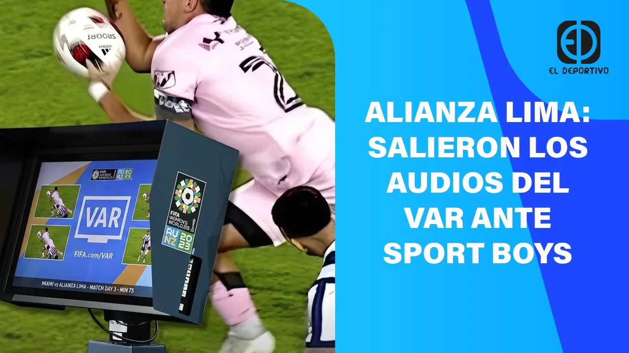 Reproducir: EN VIVO: ALIANZA LIMA: SALIERON LOS AUDIOS DEL VAR ANTE SPORT BOYS | EL DEPORTIVO DIGITAL