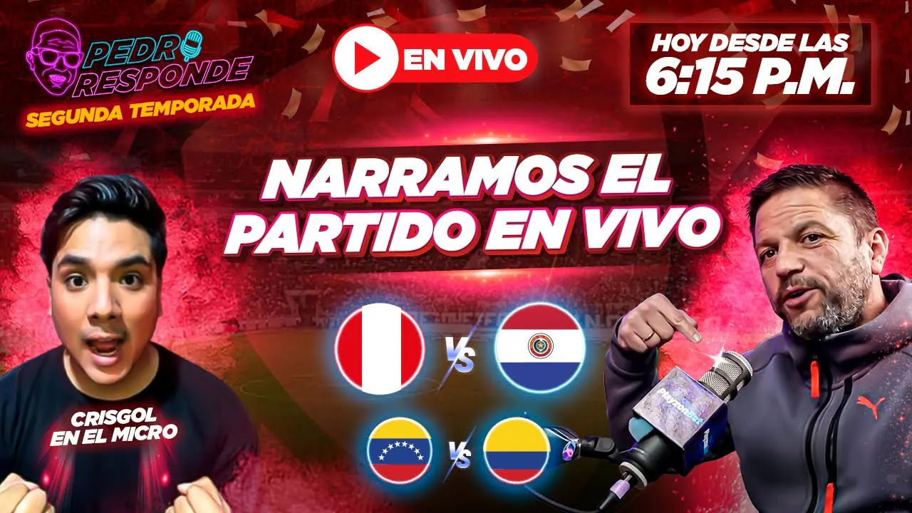 Reproducir: ⚽🔥PERÚ VS PARAGUAY REACCIONAMOS EN VIVO! |#Playzontv #PedroResponde