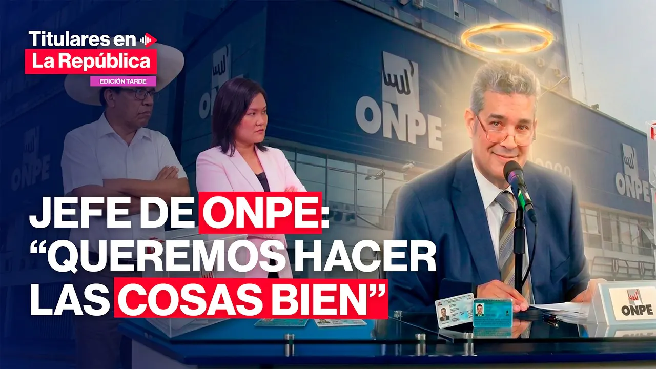 Reproducir: 🔴 ONPE SOBRE SEGUNDA VUELTA: "Queremos hacer las cosas bien este 7 de junio" #TLR
