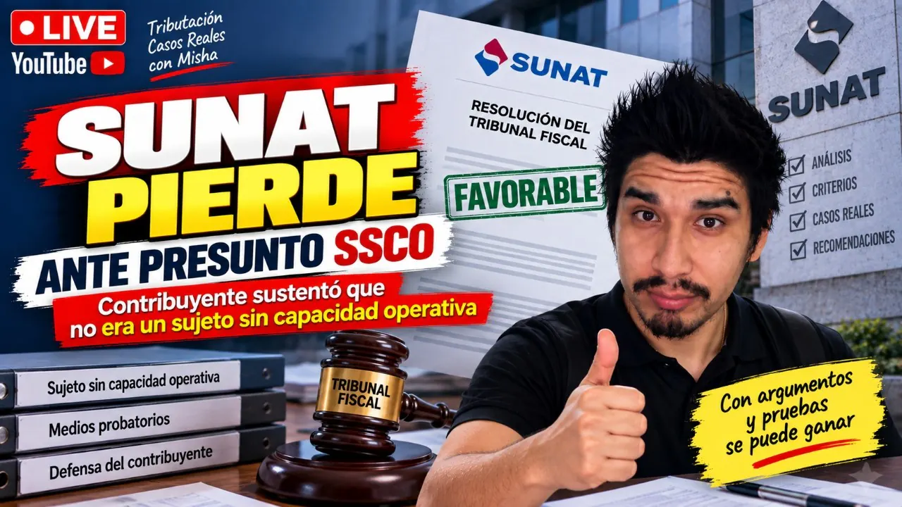 Reproducir: SUNAT QUITA LA CONDICION DE SSCO A EMPRESA