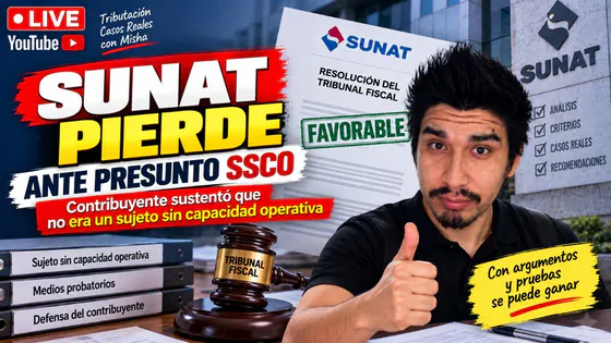 SUNAT QUITA LA CONDICION DE SSCO A EMPRESA