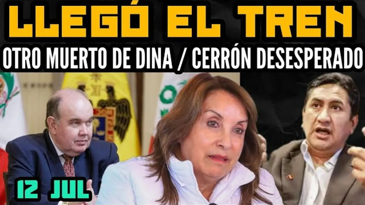 Reproducir: LLEGAN TRENES CHATARRA A LIMA / OTRO AS3S1NADO POR DINA BOLUARTE - 12 JUL