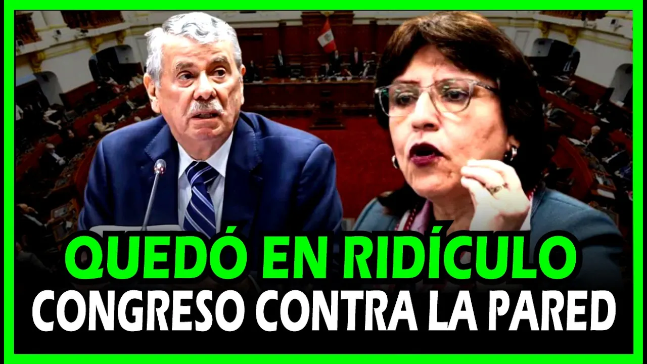 Reproducir: URGENTE AUDIENCIA! DELIA ESPINOZA BUSCA ANULAR SU INHABILITACIÓN POR EL CONGRESO