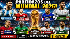 ARGENTINA VS. AUSTRIA, FRANCIA VS. IRAK, NORUEGA VS. SENEGAL Y JORDANIA VS. ARGELIA