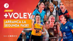 ARRANCA LA SEGUNDA FASE DE LA LIGA | +VOLEY POR RADIO OVACION