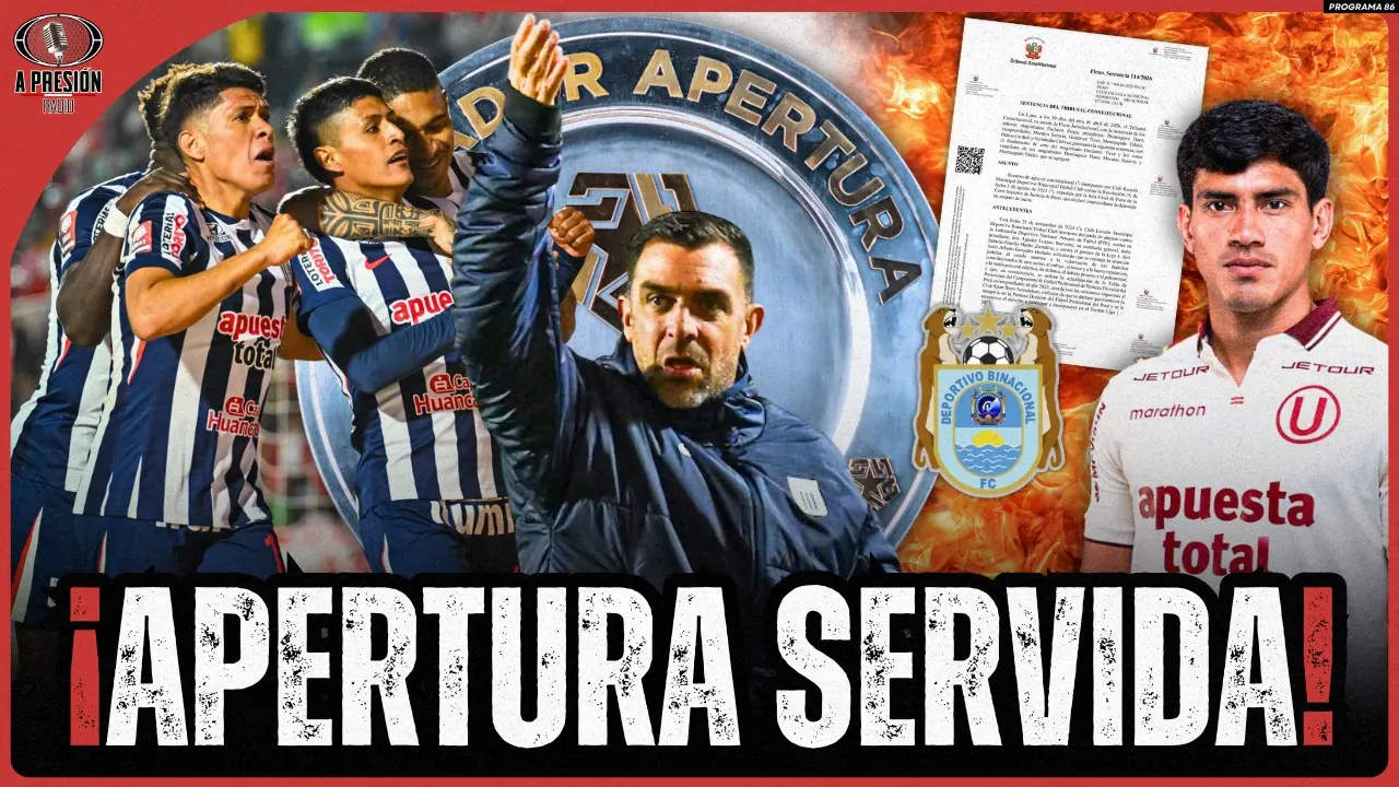 Reproducir: ¡ALIANZA TIENE EL APERTURA EN BANDEJA! | ¿‘U’ PERDONA AL ‘TUNCHE’? | ¿BINACIONAL VUELVE A LA LIGA 1?