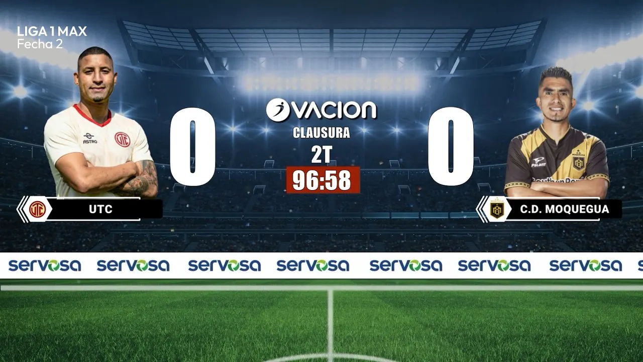 Reproducir: UTC vs CD MOQUEGUA por RADIO OVACION 🔴 #ENVIVO | LIGA 1 MAX