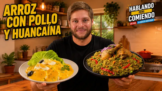 Cómo hacer ARROZ CON POLLO y PAPA A LA HUANCAÍNA I HABLANDO PERO COMIENDO