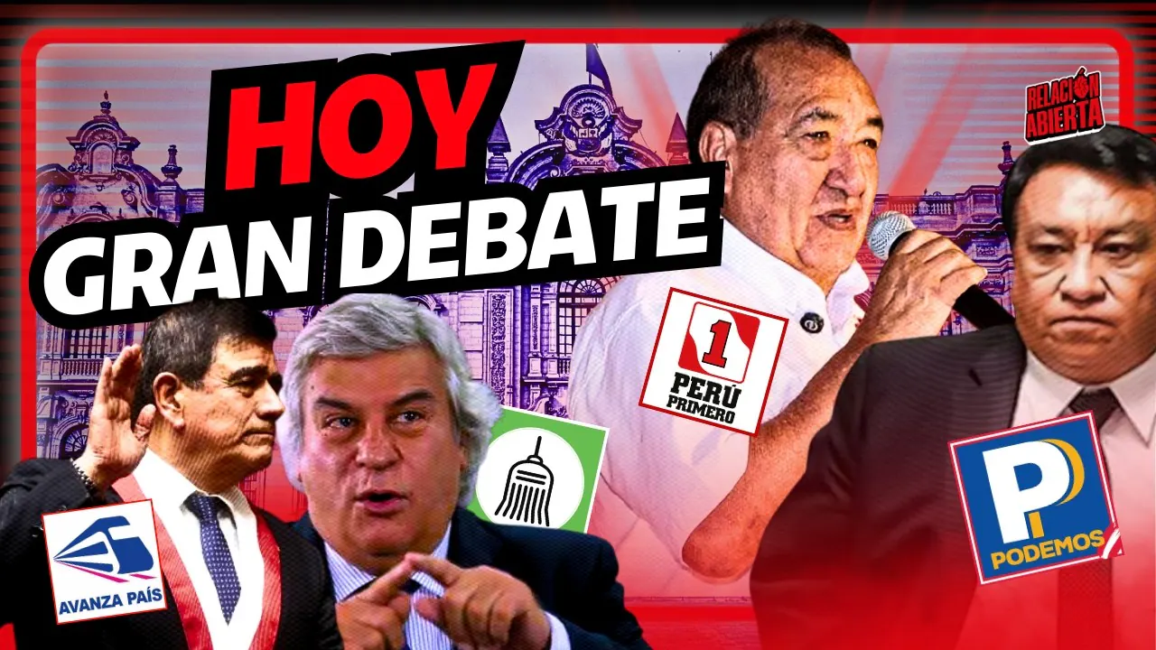 Reproducir: DEBATE EN VIVO: CANDIDATOS DE AVANZA PAÍS y PODEMOS PERÚ se enfrentan | RELACIÓN ABIERTA💘
