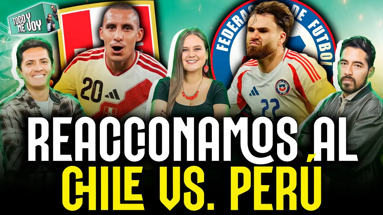 Reproducir: #ENVIVO 🔴 CHILE VS. PERÚ: REACCIONAMOS AL PARTIDO #TOCOYMEVOY