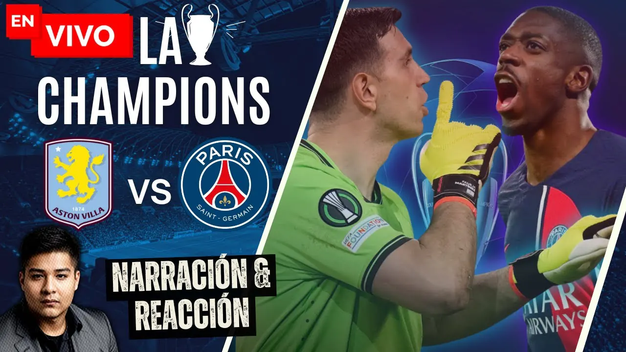 Reproducir: 🔴 ASTON VILLA VS PARIS SAINT-GERMAIN #ENVIVO CHAMPIONS LEAGUE | CUARTOS DE FINAL (VUELTA)
